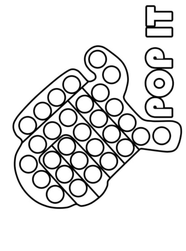 Kids-n-fun.com | Coloring page Pop it among us 2